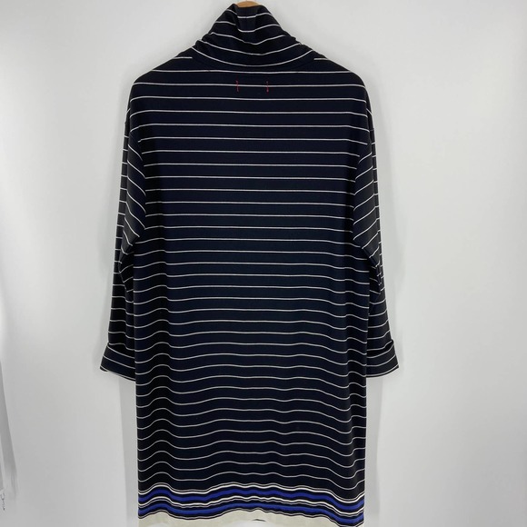 Max Studio Weekend Long sleeve Striped Dress Sz L - Picture 2 of 5